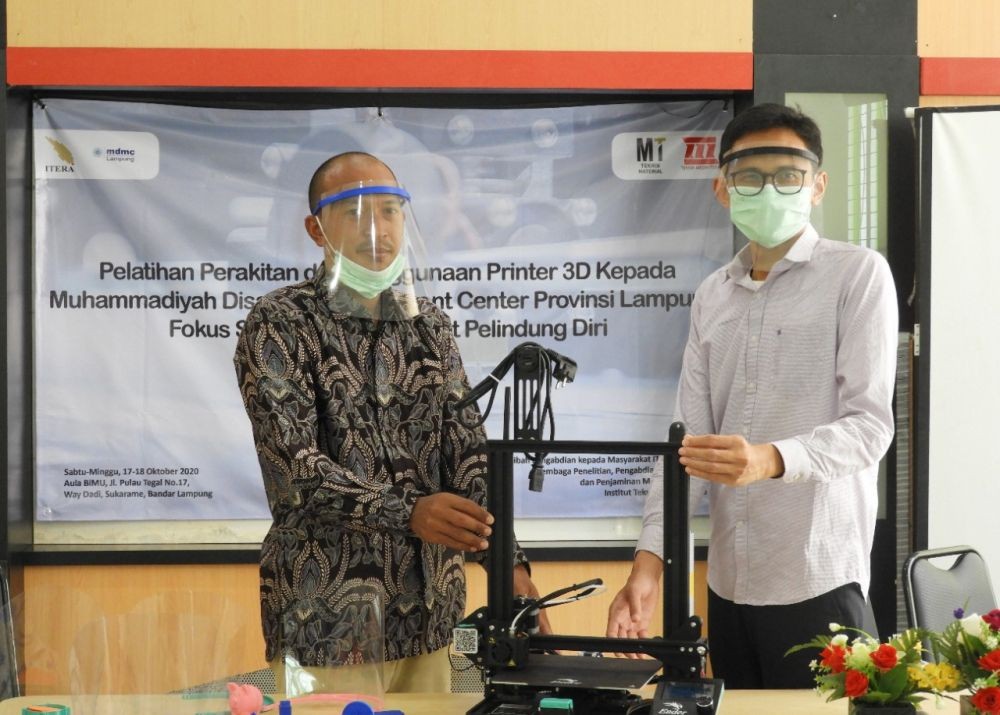 Itera-Muhammadiyah Inisiasi Pembuatan APD Teknologi Printer 3D