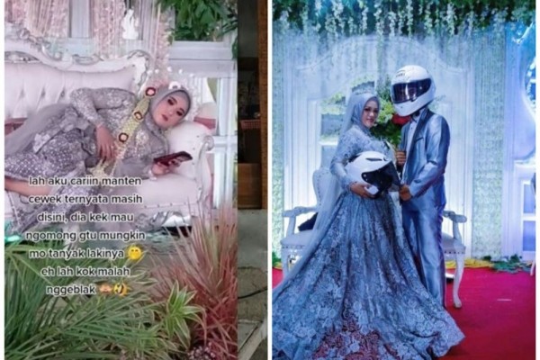 Bikin Ngakak, 10 Potret Pengantin di Pelaminan yang Anti-mainstream!