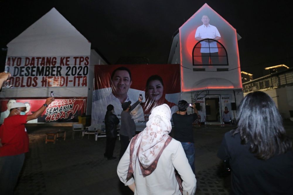 Viral! Hendi Calon Wali Kota Semarang Nyanyi-nyanyi Gak Pakai Masker