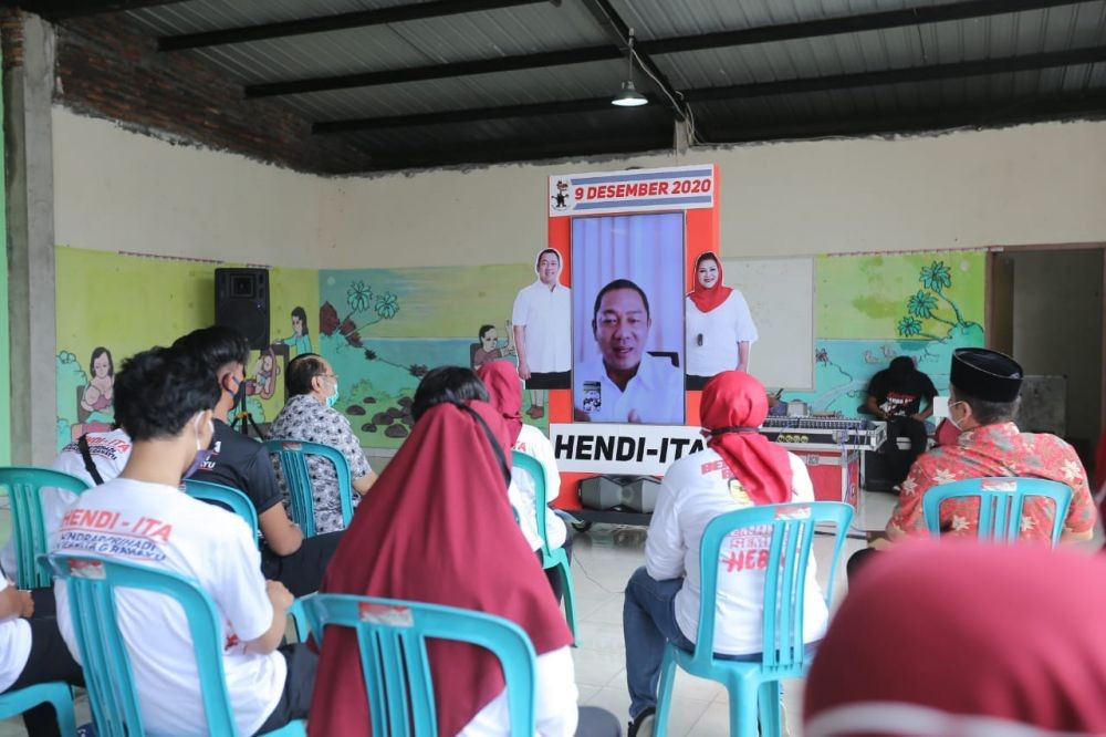 Virtual Box Hendi-Ita Keliling Kampung di Semarang Temui Calon Pemilih