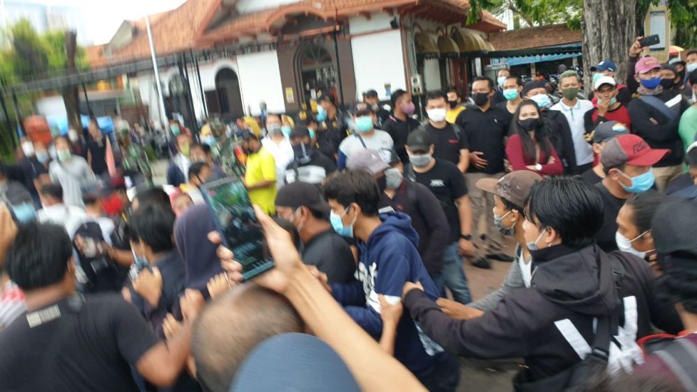 182 Demonstran yang Ditangkap Jalani Swab, Hasilnya Negatif