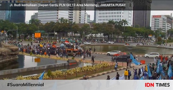 Demo Dimulai, Mahasiswa: Mosi Tidak Percaya Harus Digaungkan!