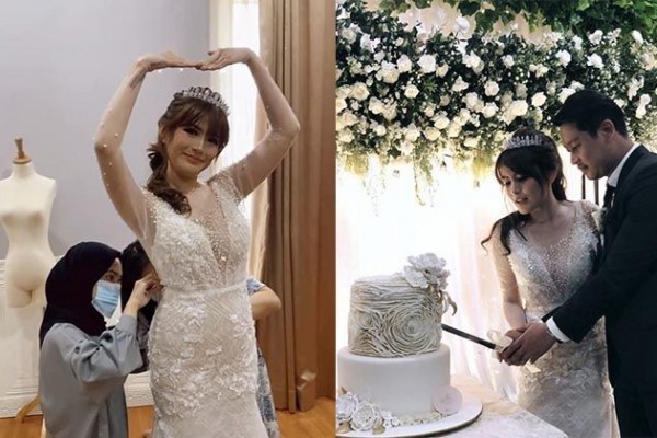 10 Potret Meriah Pernikahan Barbie Jowo Angela Lee, Lepas Masa Janda