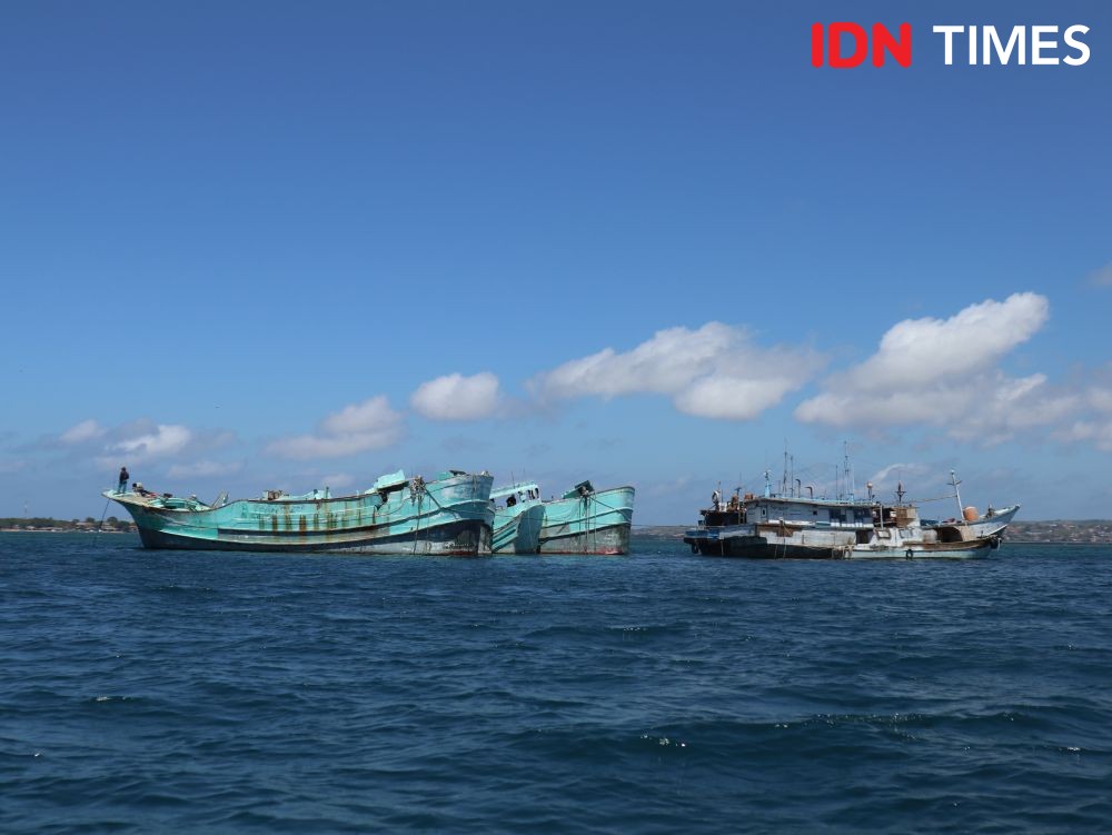 Banyak Kapal Terbengkalai, Begini Kondisi Selatan Pelabuhan Benoa Bali