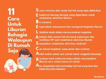 Inspirasi Liburan Akhir Tahun Yang Mindfulness Dengan Anak Di Rumah