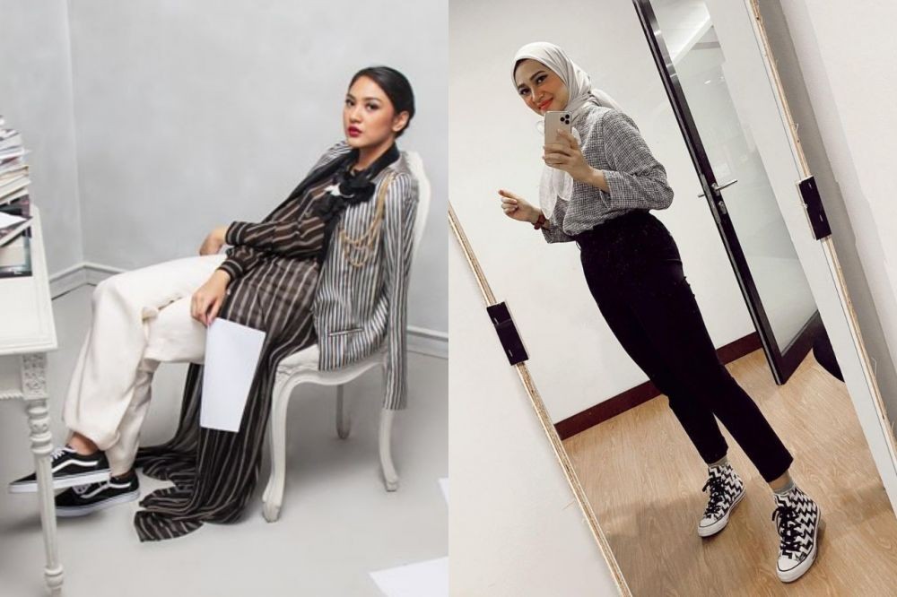 10 Adu OOTD Hits Stafsus Presiden Putri Tanjung Vs Angkie Yudistia