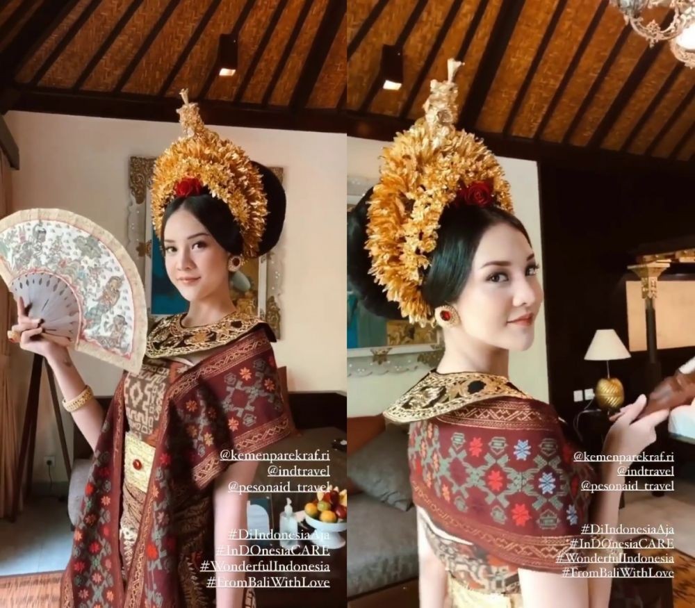 10 Potret Anya Geraldine Pakai Gaun Pengantin ini Bikin Pengin Nikahi