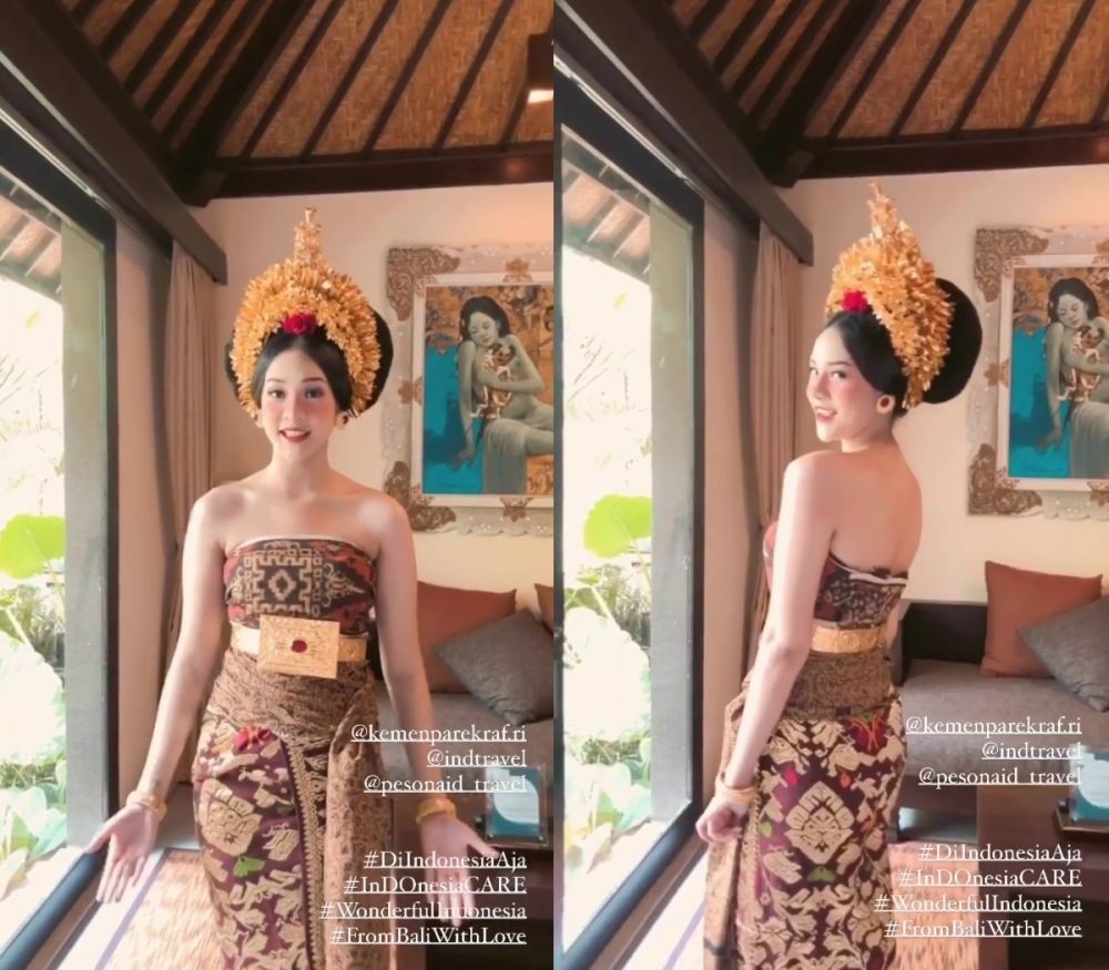10 Potret Anya Geraldine Pakai Gaun Pengantin ini Bikin Pengin Nikahi