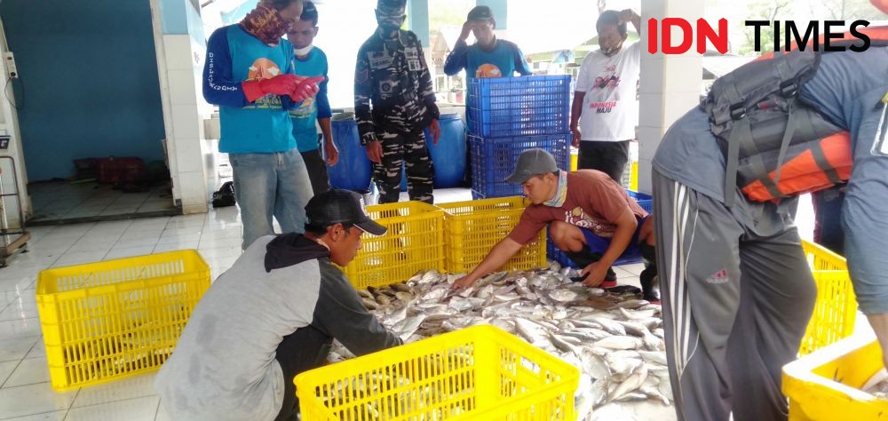 Nelayan di Bantul Ikut Lomba Tangkap Ikan, Dwi Sulit Tebar Jala  