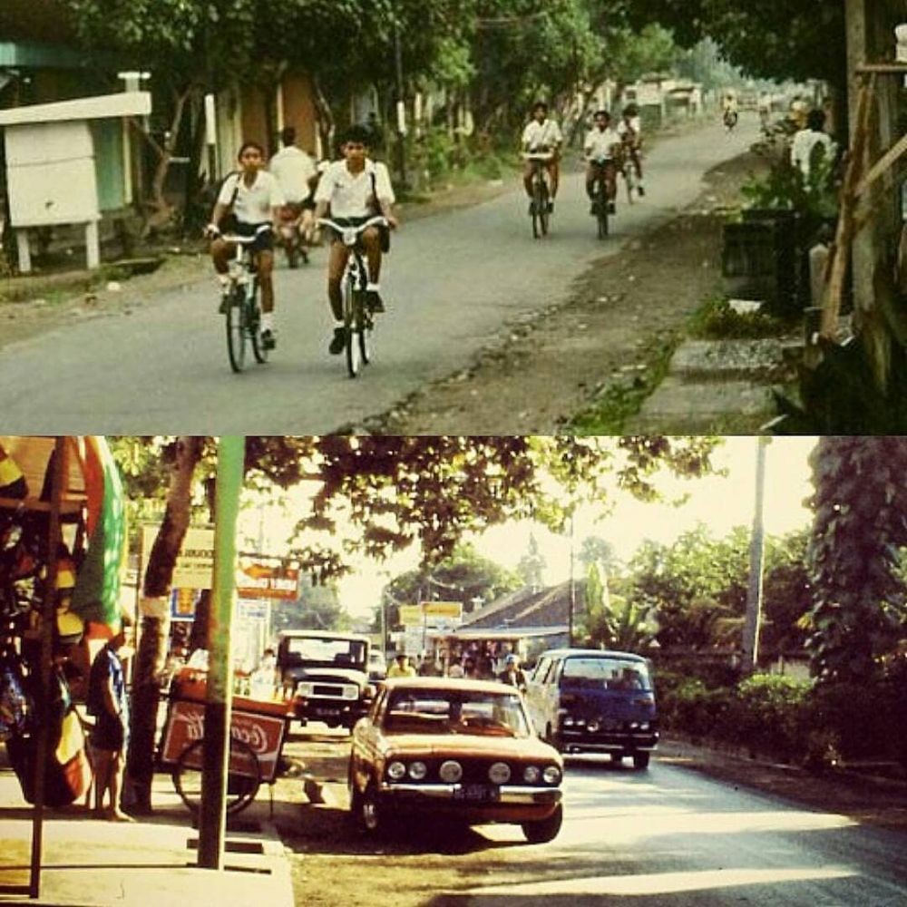 Kumpulan Potret Kondisi Jalan Legian Kuta Bali dari 1970 Hingga Kini