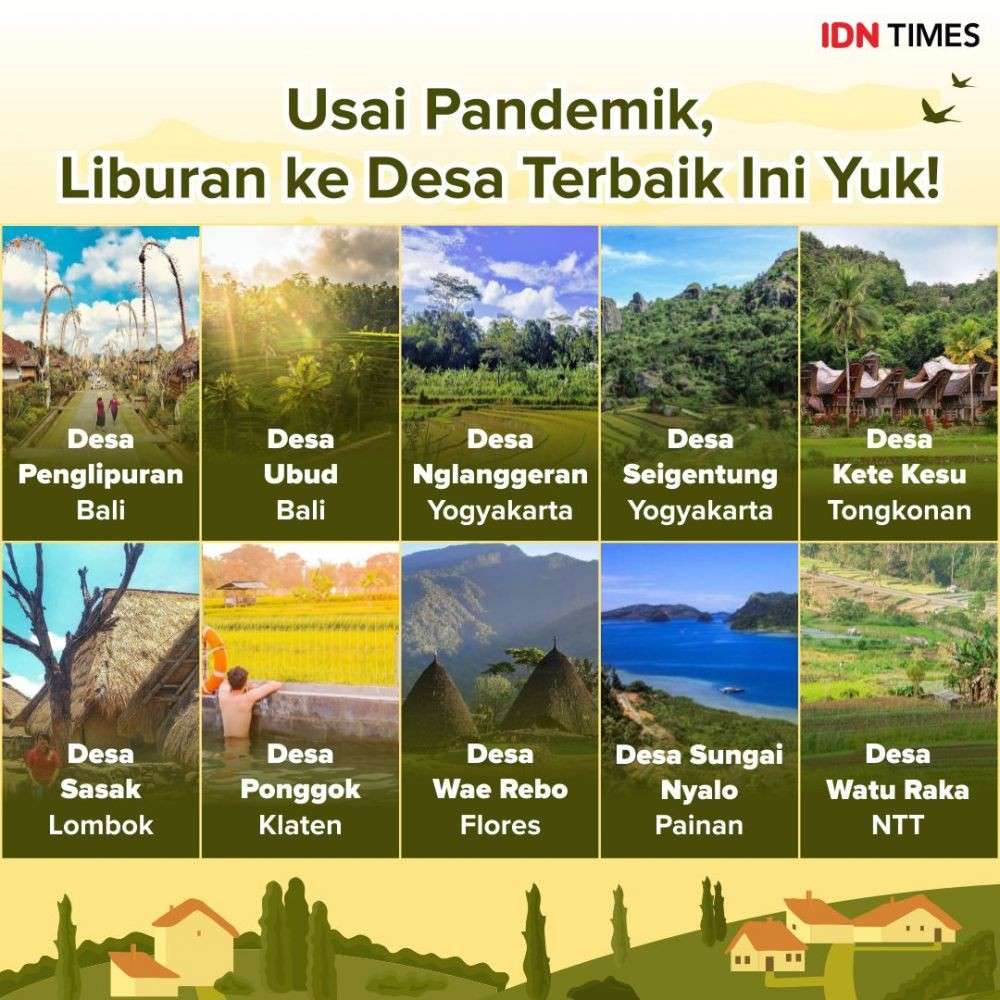 10 Desa Wisata Terbaik Di Indonesia Untuk Alternatif Liburan