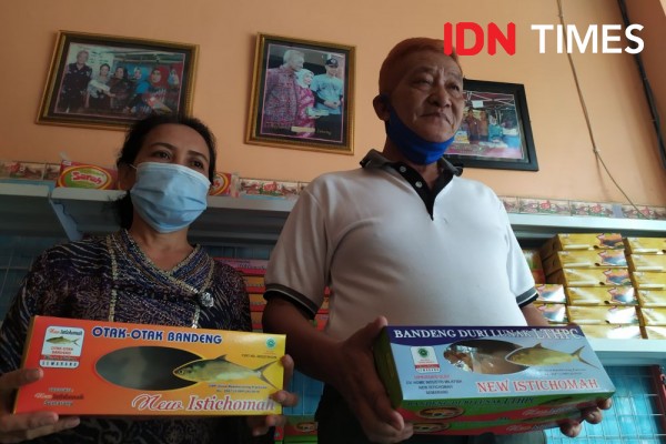 Blusukan ke Pasar, Juragan Bandeng Presto Menangguk Rezeki saat Pandemik