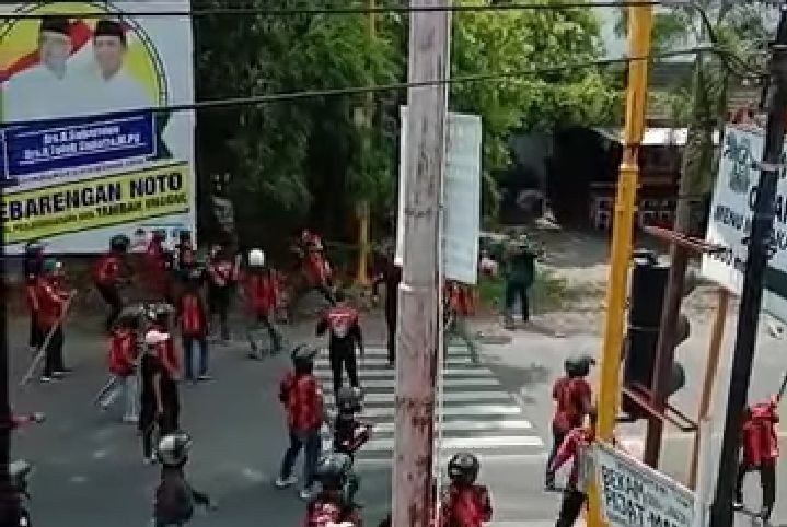 Massa Serang Kantor Sekretariat MPW Pemuda Pancasila Bantul