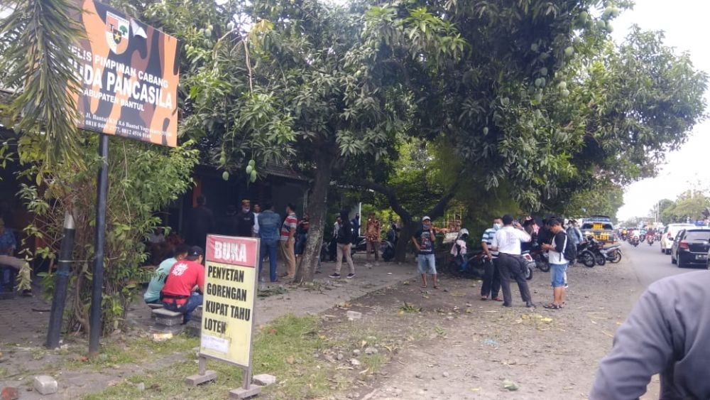 Massa Serang Kantor Sekretariat MPW Pemuda Pancasila Bantul