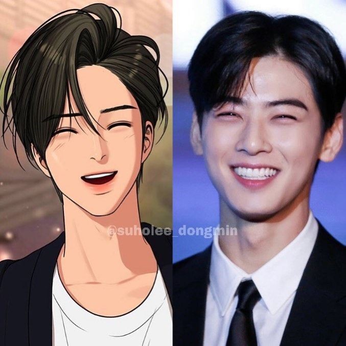 10 Gaya Cha Eun Woo ASTRO yang Mirip Lee Suho di True Beauty