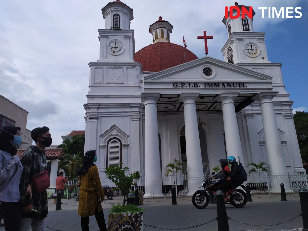 Berdiri 1742 M, Kubah Gereja Blenduk Kini Bolong-bolong, Sering Bocor saat Hujan