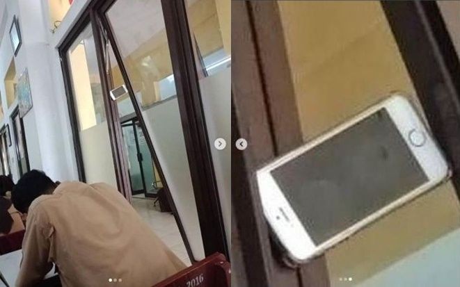 Potret iPhone Jadi Pengganjal Pintu, di Rumah Gak Ada Barang Murah?