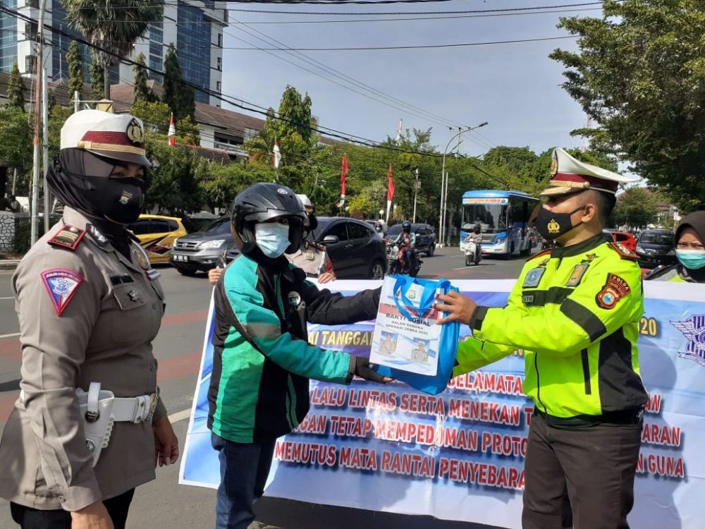 Hanya 25 Pelanggar yang Ditindak Selama Operasi Zebra 2020 di Makassar