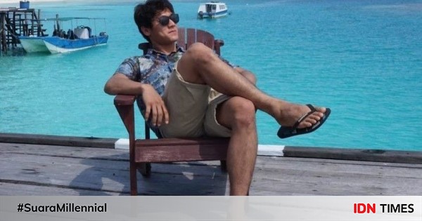 9 momen rizky billar saat menikmati keindahan pantai, seru abis!