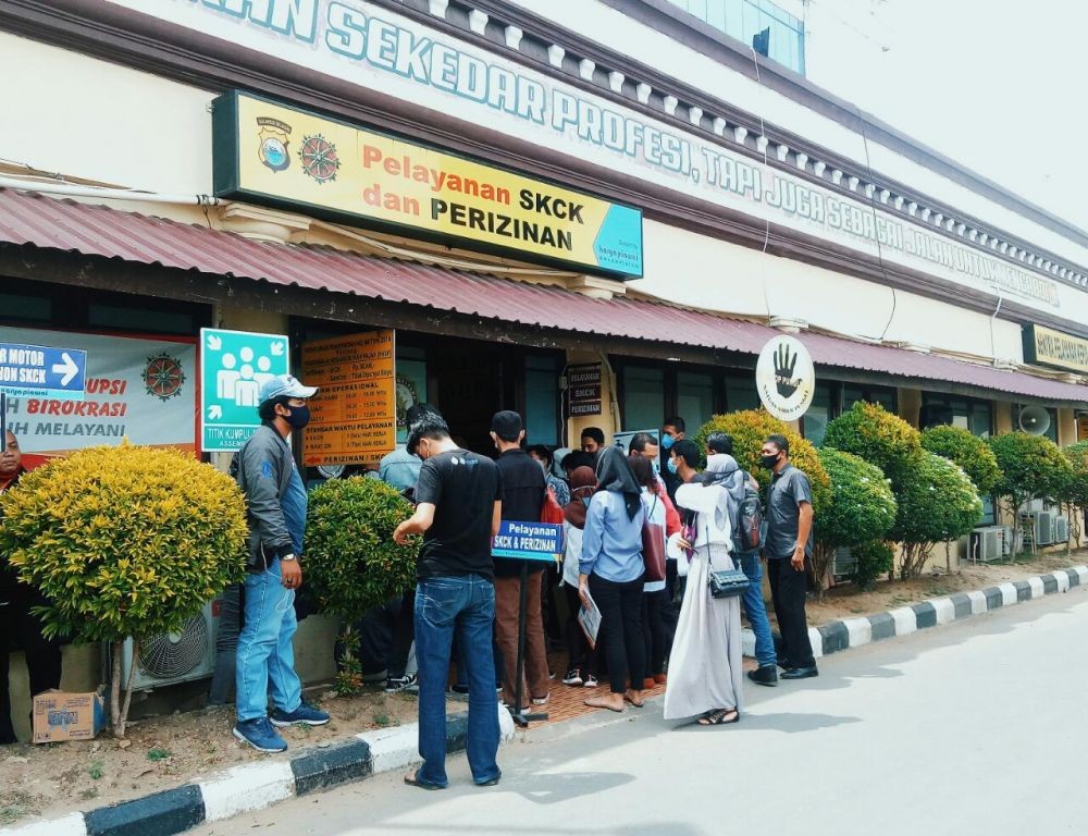 Lolos CPNS, Pemohon SKCK Serbu Polrestabes Makassar