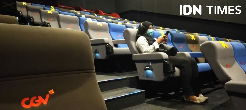 Bioskop Palembang Kembali Dibuka Pengunjung Diperiksa Tiap 20 Menit