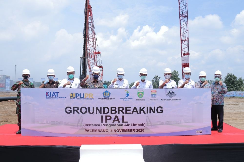 Palembang Pasang Saluran IPAL Pertama di Sungai Lambidaro