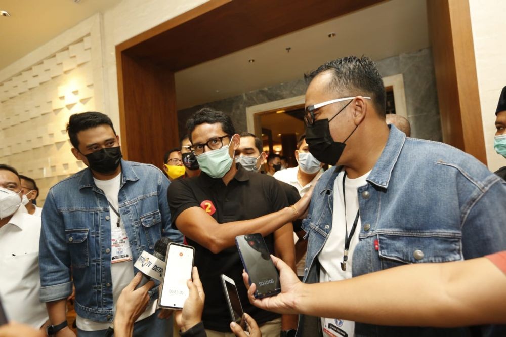 Hadir saat Debat Kandidat, Sandiaga Uno Mengaku Satu Visi dengan Bobby