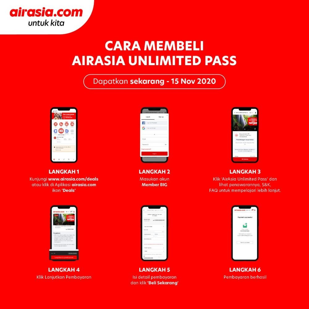 AirAsia Unlimited Pass, Hanya Rp1,5 Juta Bisa Terbang Sepuasnya