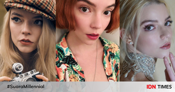 10 inspirasi makeup ala anya taylor-joy, pemain the queen's gambit