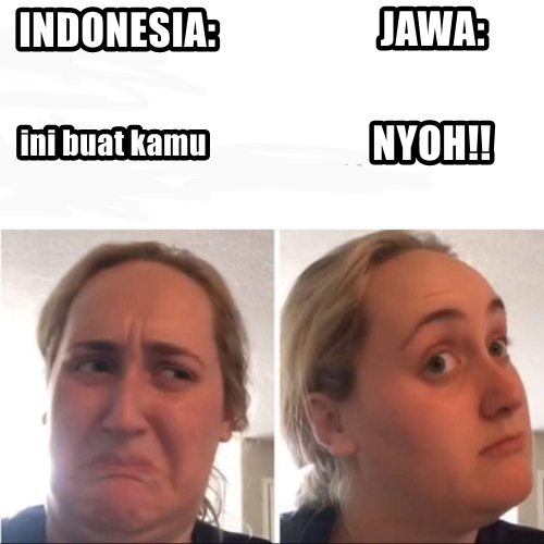 Gak Ribet, 10 Meme Kocak Bukti Bahasa Jawa Itu Simple