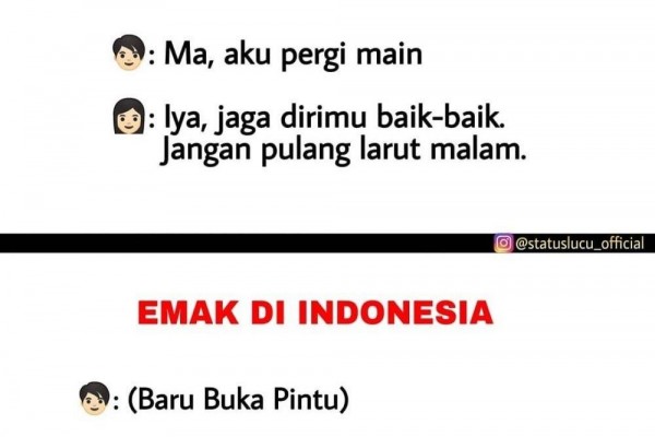 Bikin Ngakak, 10 Meme Emak Indonesia vs Luar Negeri