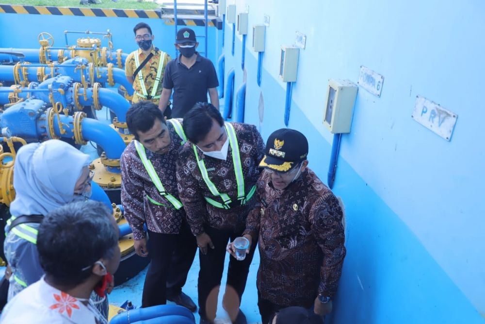 Warga Keluhkan Air Bersih, Wali Kota Malang Cek Tandon Air Wendit