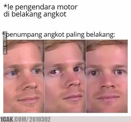 Relate dengan Kamu Gak? 10 Meme Sensasi Naik Angkot yang Kocak Banget