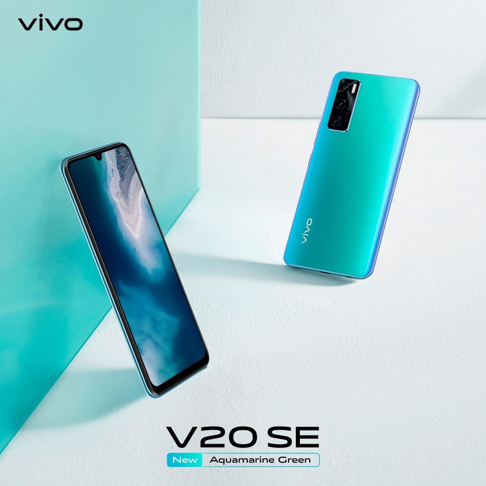 Bawa Positivitas vivo Luncurkan V20 SE Warna Aquamarine Green