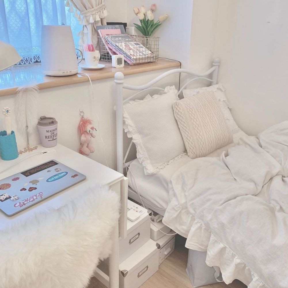 Ide Konsep Kamar Bernuansa Putih, Mirip Dekorasi di Jepang!