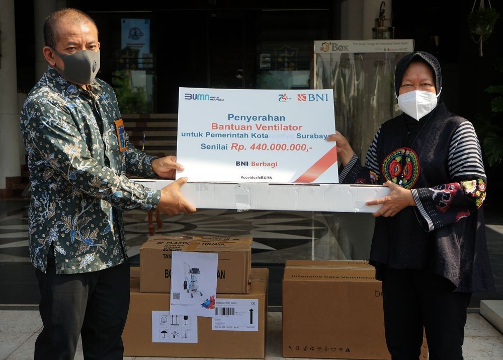 Pemkot Surabaya Dapat Bantuan Ventilator Senilai Rp440 Juta