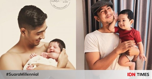 Kebapakan banget! 10 momen manis arya saloka waktu momong anak