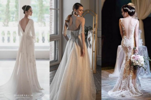 10 Inspirasi Gaun Pengantin Model Backless Anggun Dan Curi Perhatian