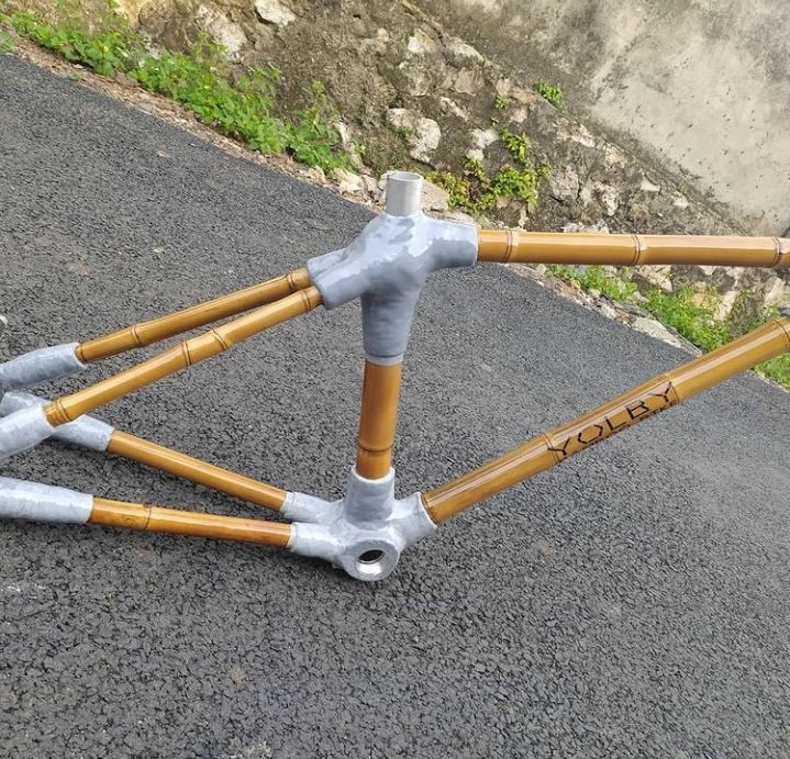 Berinovasi di Tengah Pandemik, Siswanto Bikin Sepeda dari Bambu