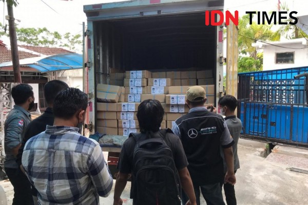 454.999 Lembar Surat Suara Tiba di KPU Balikpapan
