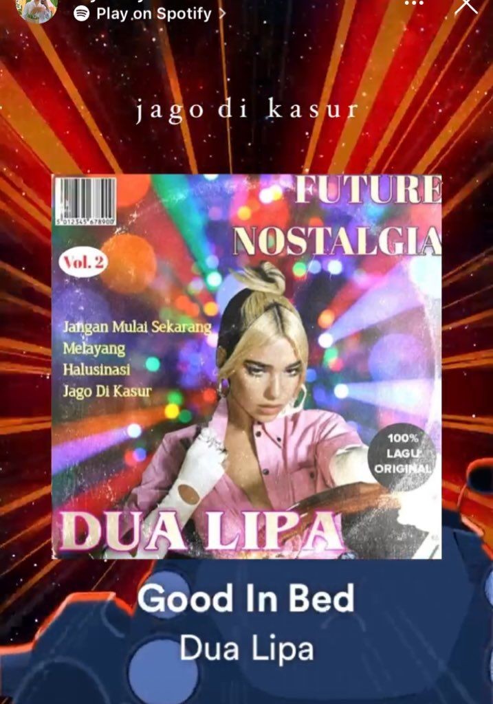 10 Foto Kocak Cover Album Diedit bak Bajakan, Dua Lipa hingga TWICE