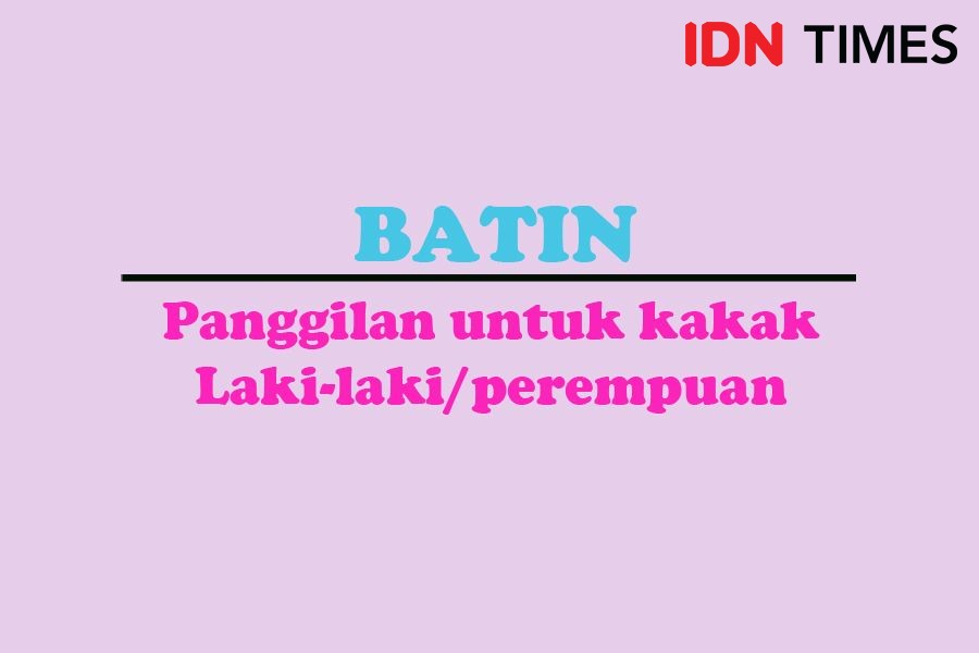 Mengenal 13 Kata Panggilan Kakak dalam Bahasa Lampung 