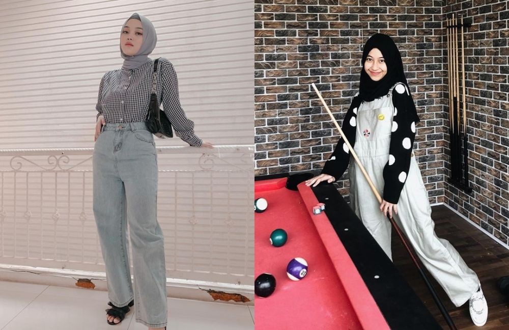 10 Adu Gaya Putri Delina Vs Adiba Khanza, Inspirasi OOTD