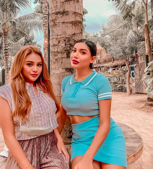10 Potret Bak Adik Kakak Aurel Hermansyah dan Millen Cyrus, Mirip?