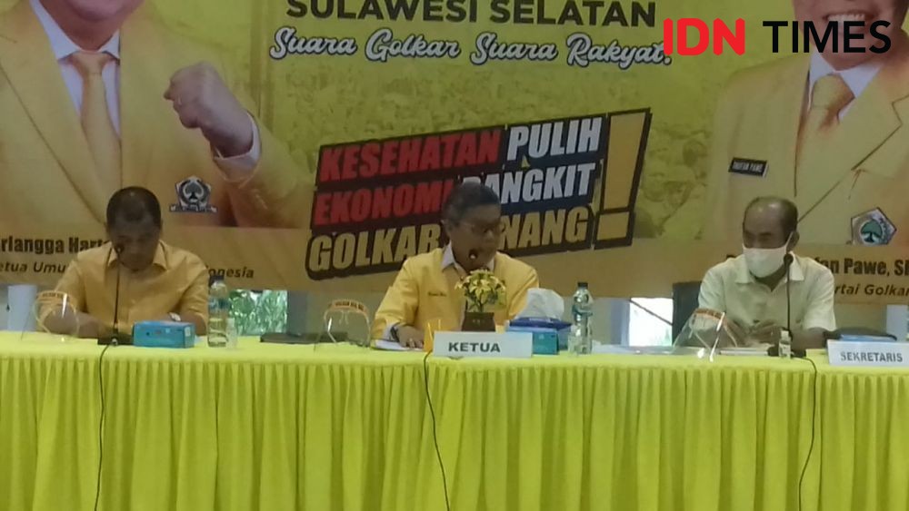 Konflik Taufan Pawe dan Nurdin Halid Berujung Musdalub Golkar Sulsel?