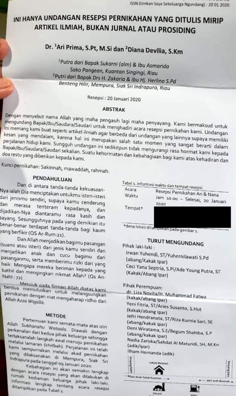 Tak Ingin Terlihat Biasa, 10 Undangan Nikahan Ini Dibuat Unik