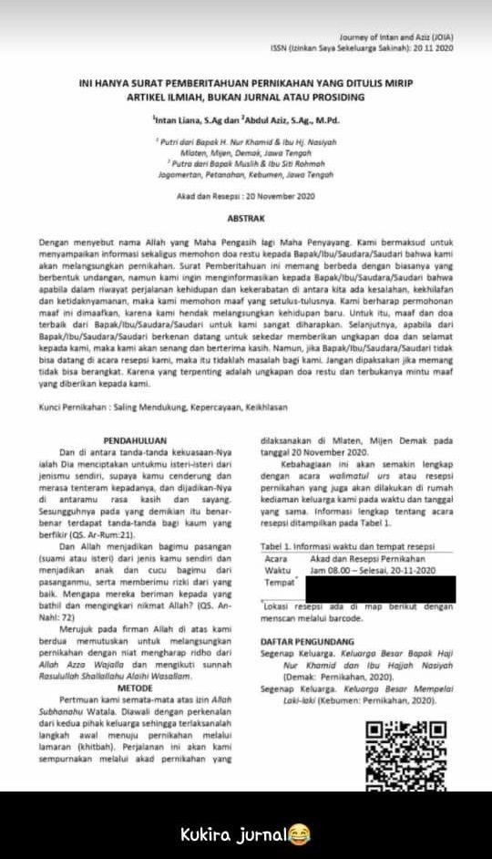 Tak Ingin Terlihat Biasa, 10 Undangan Nikahan Ini Dibuat Unik