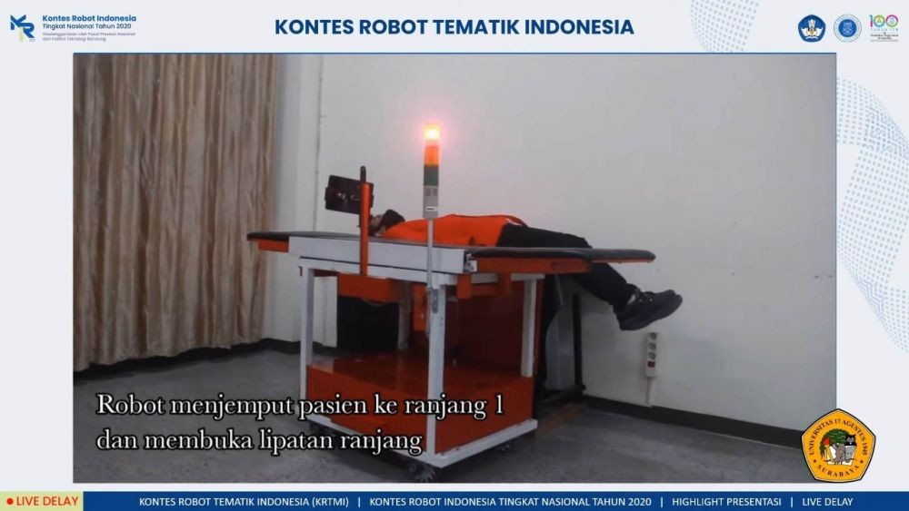 Mahasiswa ITS Berhasil Juara Umum Lomba Kontes Robot Indonesia 2020