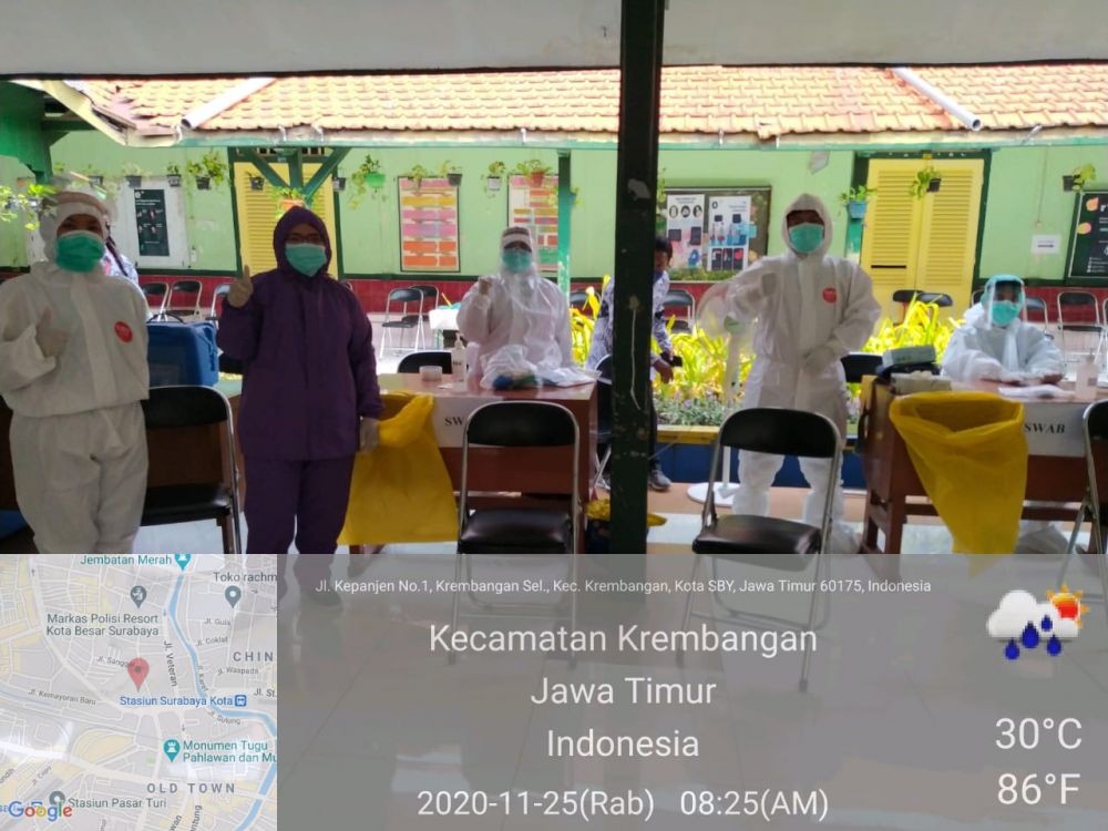 Jelang Sekolah Tatap Muka, 4.760 Siswa di Surabaya Swab Massal Gratis