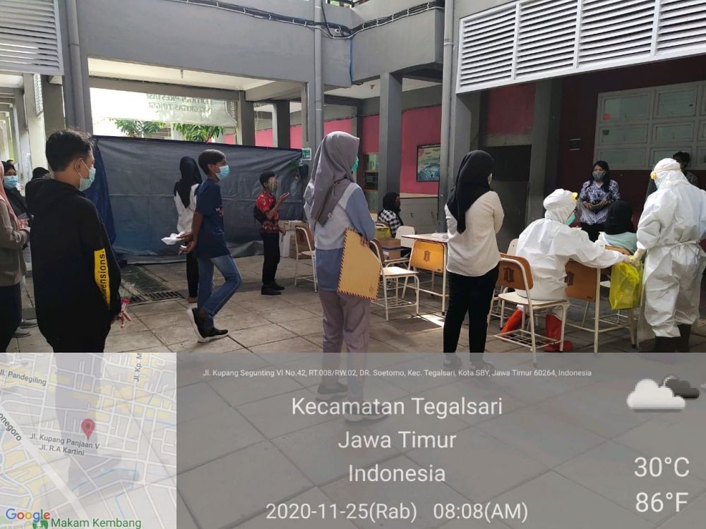 Jelang Sekolah Tatap Muka, 4.760 Siswa di Surabaya Swab Massal Gratis